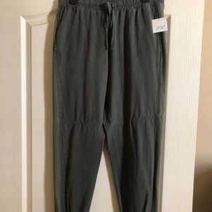 Boutique olive green joggers